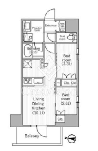 nido MINOWA　303号室　間取り