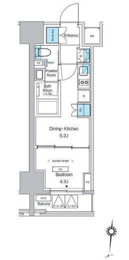 プレディアコート錦糸町スカイビュー　604号室　間取り