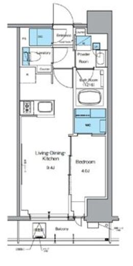 ルフォンプログレ上野御徒町　303号室　間取り