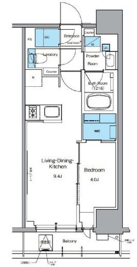 ルフォンプログレ上野御徒町　703号室　間取り