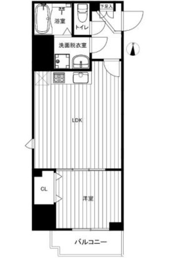 パレスシンシア江東橋　901号室　間取り