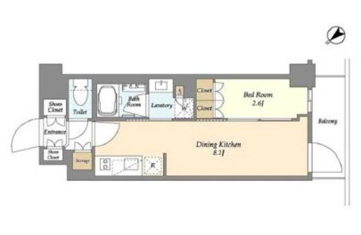 グランカーサ瑞江　302号室　間取り
