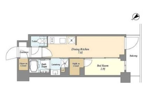 グランカーサ瑞江　303号室　間取り