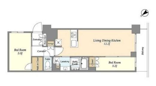 グランカーサ瑞江　305号室　間取り