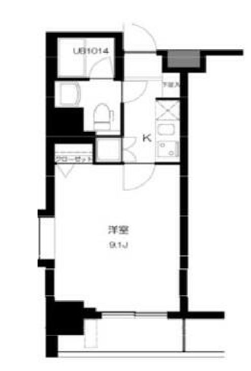 Ｔ＆Ｇ神田マンション　901号室　間取り