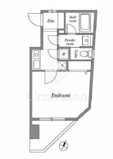 T&G神田マンション　406号室　間取り