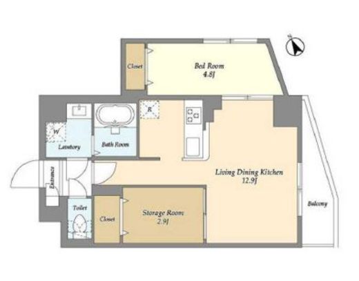 アルファコート曳舟2　101号室　間取り