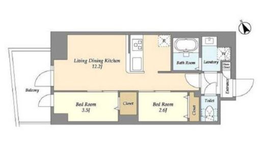 アルファコート曳舟2　309号室　間取り