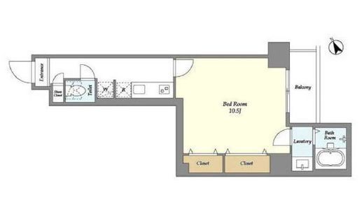 アルファコート曳舟2　404号室　間取り