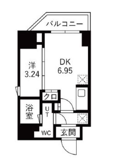 TRADIS森下　501号室　間取り