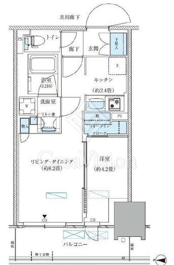 パークアクシス西大島コンフォートスクエア　329号室　間取り