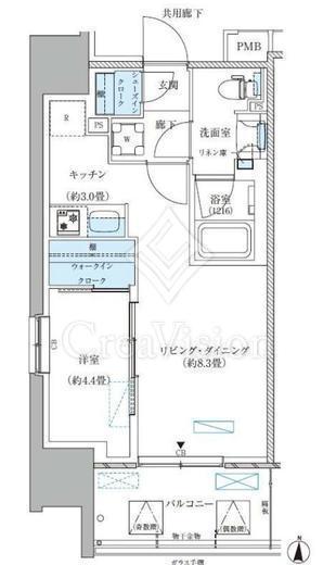 パークアクシス西大島コンフォートスクエア　501号室　間取り