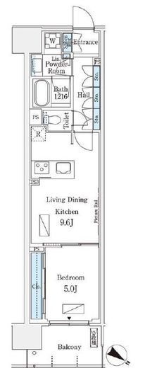 ロイヤルパークス有明　337号室　間取り