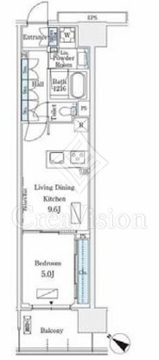 ロイヤルパークス有明　620号室　間取り