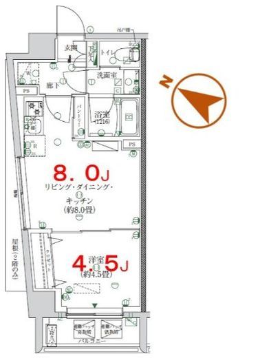 K-COURT押上　201号室　間取り