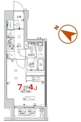 K-COURT押上　303号室　間取り