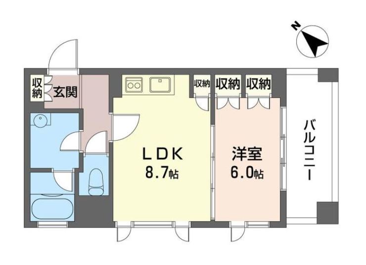 プライムメゾン銀座イースト　1111号室　間取り