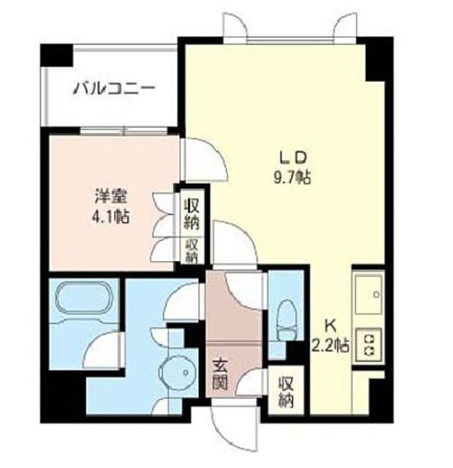 プライムメゾン銀座イースト　205号室　間取り