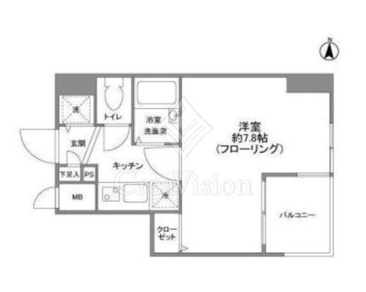 ガーラプレイス錦糸町　302号室　間取り