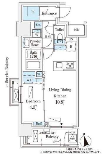 シーズンフラッツ浅草六丁目　201号室　間取り