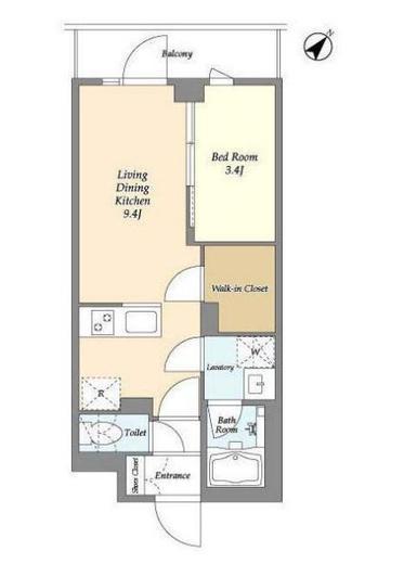ドゥーエ曳舟2　404号室　間取り