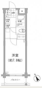 アーデン目黒不動前　103号室　間取り