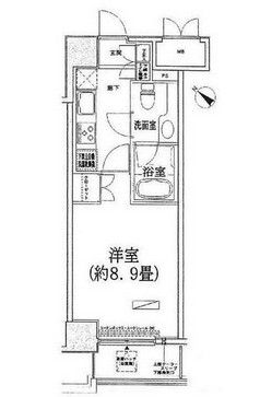 コンフォリア三宿　803号室　間取り