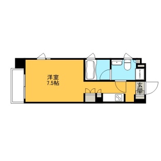 イプセ蒲田ウエスト　301号室　間取り