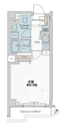 カスタリア三宿　210号室　間取り