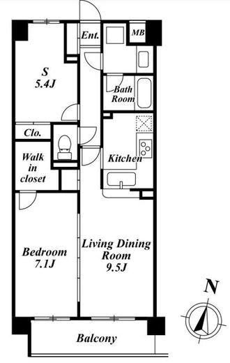 プレミアノッツェ祐天寺　103号室　間取り
