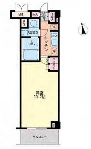 エスティメゾン代沢　304号室　間取り
