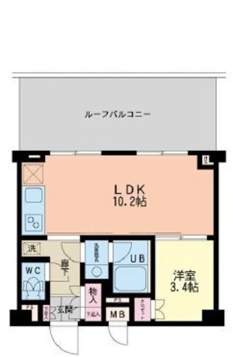 エスティメゾン代沢　310号室　間取り
