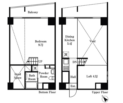 レジディア目黒3　1003号室　間取り