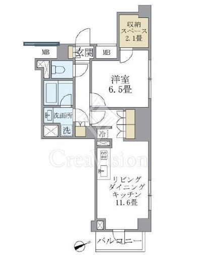 ブリリアイスト北沢　305号室　間取り