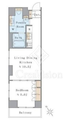 ブリリアイスト北沢ケヤキ　202号室　間取り