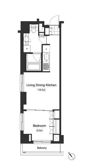 ブリリアイスト北沢ケヤキ　202号室　間取り