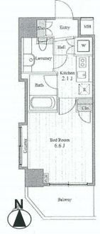 スペーシア池尻大橋　305号室　間取り