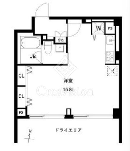 JMFレジデンス世田谷三宿　109号室　間取り