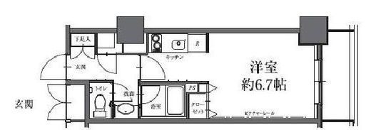 HF駒沢公園レジデンスタワー　1501号室　間取り