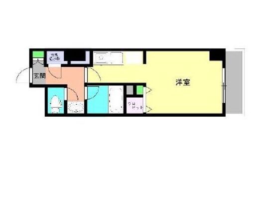 HF駒沢公園レジデンスタワー　2006号室　間取り