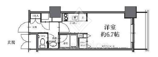 HF駒沢公園レジデンスタワー　705号室　間取り