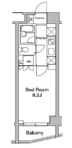 プラウドフラット代々木上原　302号室　間取り