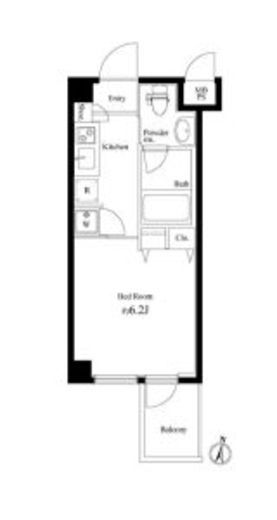 ラスパシオ三軒茶屋　402号室　間取り
