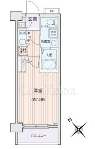 エコロジー都立大学レジデンス　403号室　間取り