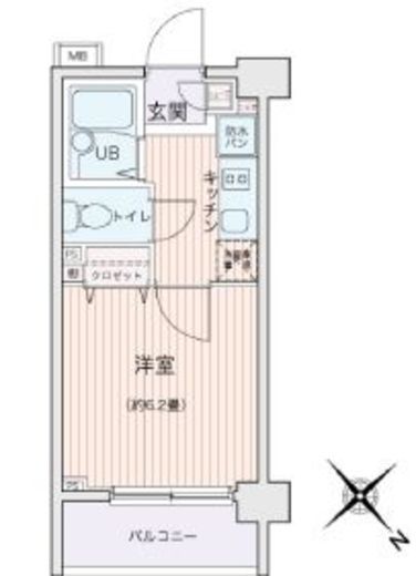 エコロジー都立大学レジデンス　423号室　間取り