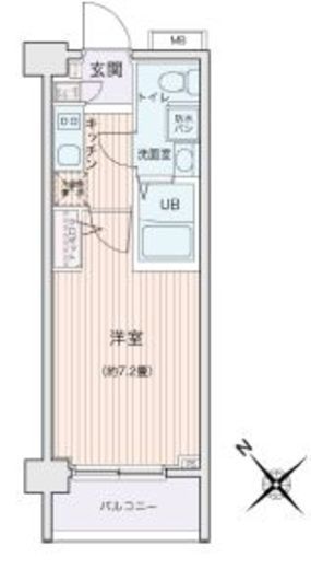 エコロジー都立大学レジデンス　509号室　間取り