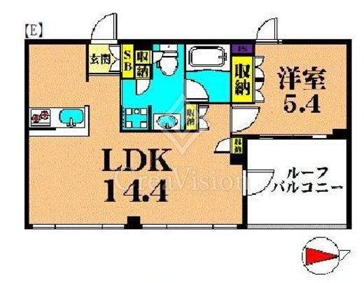 フレンシア玉川田園調布　303号室　間取り