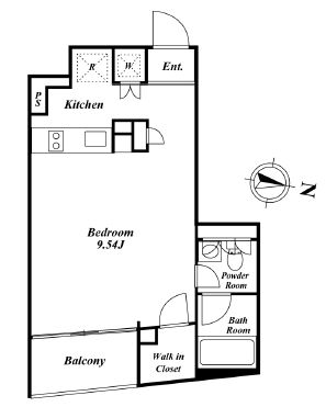 KDXレジデンス下馬　102号室　間取り
