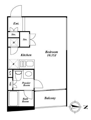 KDXレジデンス下馬　301号室　間取り