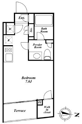 KDXレジデンス下馬　403号室　間取り